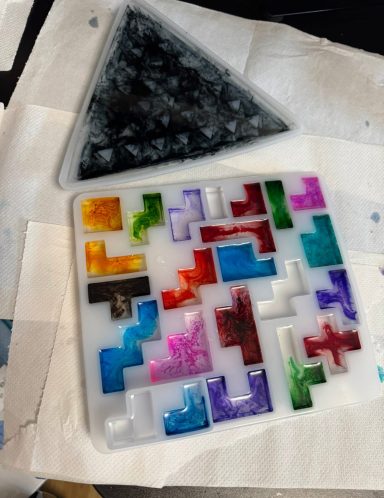 Pyramid Puzzle in the making